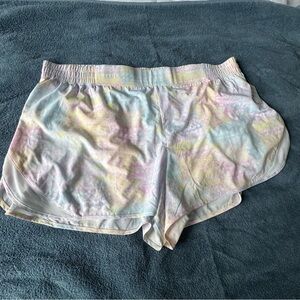Joe Fresh Women's Pastel Tie-Dye Athletic Shorts - Plus Size 2X - NWT